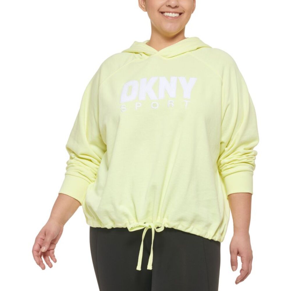 DKNY Sports Plus Size Logo Hoodie